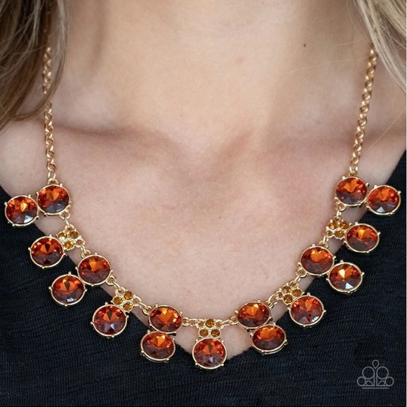 Top Dollar Twinkle Brown Necklace - Picture 2 of 6